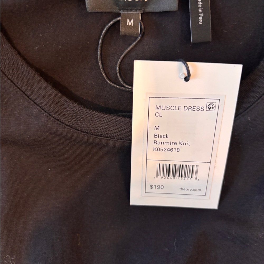 NWT Theory Muscle Tee Dress - Picture 3 of 4